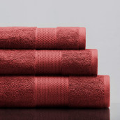 Полотенце Oliver цвет: бордовый