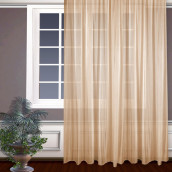 Классические шторы Jamin цвет: персиковый (150х250 см - 1 шт)