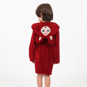 Детский банный халат Ulrica цвет: бордовый