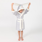 Детский банный халат Gale цвет: серый