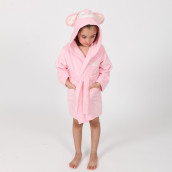 Детский банный халат Maya цвет: розовый