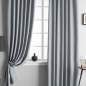 Классические шторы Блэквуд цвет: серый