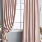 Классические шторы Блэквуд цвет: розовый