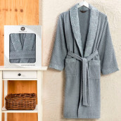 Банный халат Zenit цвет: светло-серый