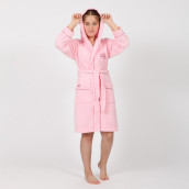 Детский банный халат Queen цвет: розовый