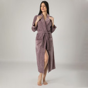 Банный халат Кайли цвет: светло-фиолетовый