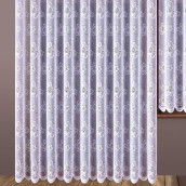 Классические шторы Алламанда цвет: белый
