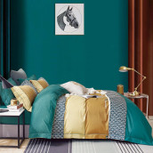 Постельное белье Janis цвет: зеленый, бежевый