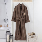 Банный халат Bleda цвет: коричневый