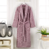 Банный халат Asiya цвет: баклажановый