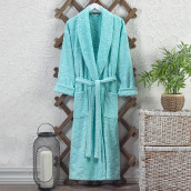 Банный халат Asiya цвет: бирюзовый