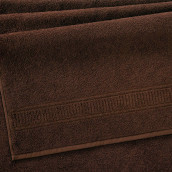 Полотенце Орнамент цвет: коричневый