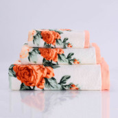 Полотенце Valtery Rosy Цвет: Оранжевый Китай 50х90 см Махра