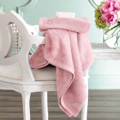 Набор из 3 полотенец Пуатье цвет: розовый (30х30 см - 3 шт)