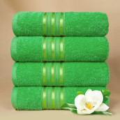 Набор из 4 полотенец Harmonika цвет: зеленый (50х80 см - 4 шт)