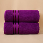Набор из 2 полотенец Harmonika цвет: пурпурный (70х130 см - 2 шт)