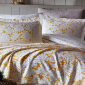 Постельное белье с одеялом-покрывалом Summer time цвет: желтый (king size (евро макси))