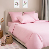 Постельное белье Моноспейс цвет: светло-розовый