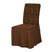 Чехол на стул Monna цвет: темно-коричневый (40 см - 6 шт)