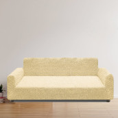 Чехол для дивана Nadine цвет: серо-бежевый (250 см)