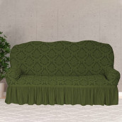 Чехол для дивана Sharona цвет: зеленый (185 см)