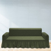 Чехол для дивана Tricia цвет: зеленый (185 см)
