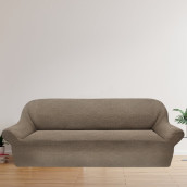 Чехол на диван Anita цвет: серо-коричневый (185 см)