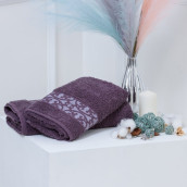 Набор из 2 полотенец Bella цвет: фиолетовый (50х90 см, 70х140 см)