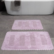 Коврик для ванной Lena цвет: лавандовый (50х70 см,60х100 см)