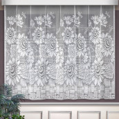 Классические шторы Camron цвет: белый (250х160 см - 1 шт)
