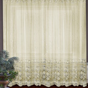 Классические шторы Keitha цвет: кремовый (300х290 см - 1 шт)
