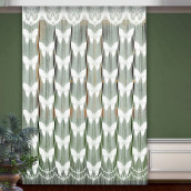 Классические шторы Tabby цвет: белый (165х250 см - 1 шт)