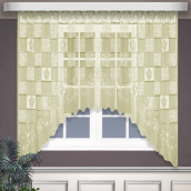 Классические шторы Dorris цвет: кремовый (300х160 см - 1 шт)