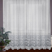 Классические шторы Shelley цвет: белый (300х290 см - 1 шт)