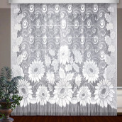 Классические шторы Ryanne цвет: белый (250х250 см - 1 шт)