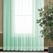 Классические шторы Нарина цвет: мятный (200х270 см - 1 шт)