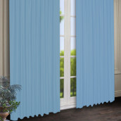 Классические шторы Davina цвет: голубой (150х250 см - 2 шт)