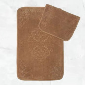 Коврик для ванной Donna цвет: коричневый (50х60 см,60х100 см)