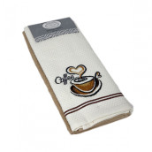 Кухонное полотенце Coffee цвет: бежевый, кремовый (40х60 см - 2 шт)