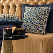 Декоративная подушка Ленуар цвет: синий (45х45)