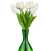 Букет искусственных Тюльпанов (33 см - 9 шт)
