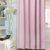 Классические шторы Carlota цвет: розовый (200х270 см - 1 шт)