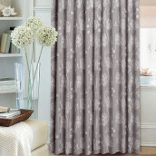 Классические шторы Kylie цвет: серый, белый (200х270 см - 1 шт)