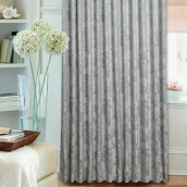 Классические шторы Kylie цвет: серый (200х270 см - 1 шт)