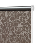 Рулонные шторы Муар цвет: коричневый (50х175 см - 1 шт)