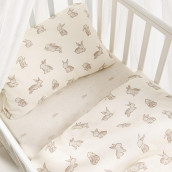 Детское постельное белье Зайчики (для новорожденных)