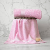 Полотенце Petek Crystal цвет: светло-розовый