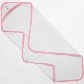 Детское полотенце Кролик цвет: розовый (90х90 см)