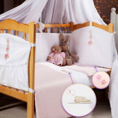 Детское постельное белье Кролик цвет: розовый (для новорожденных)