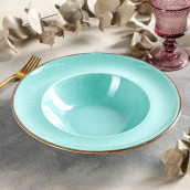 Тарелка Turquoise цвет: бирюзовый (500 мл)